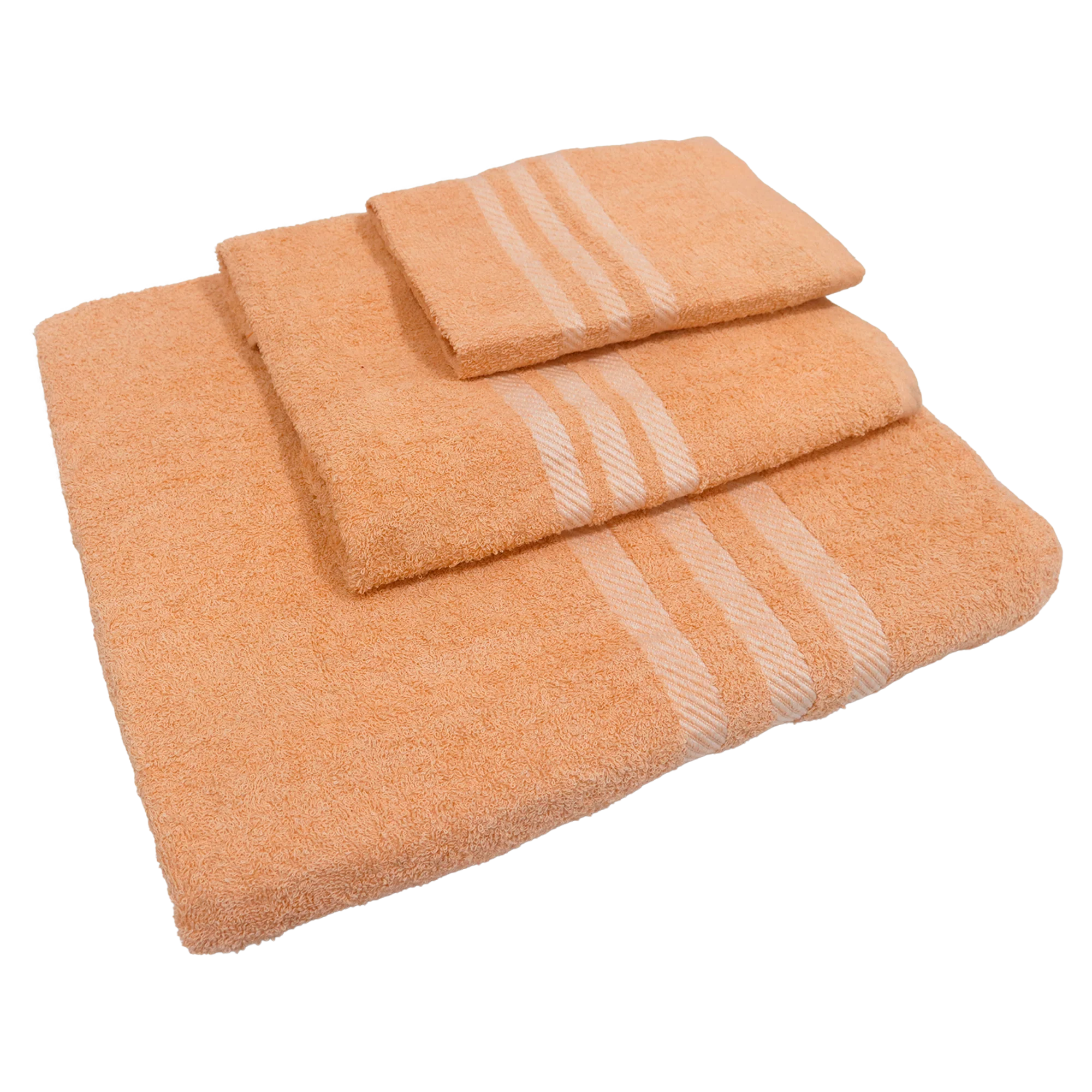 Set 3 serviettes de bain en coton 50cm + 80cm + 150cm - Image 6