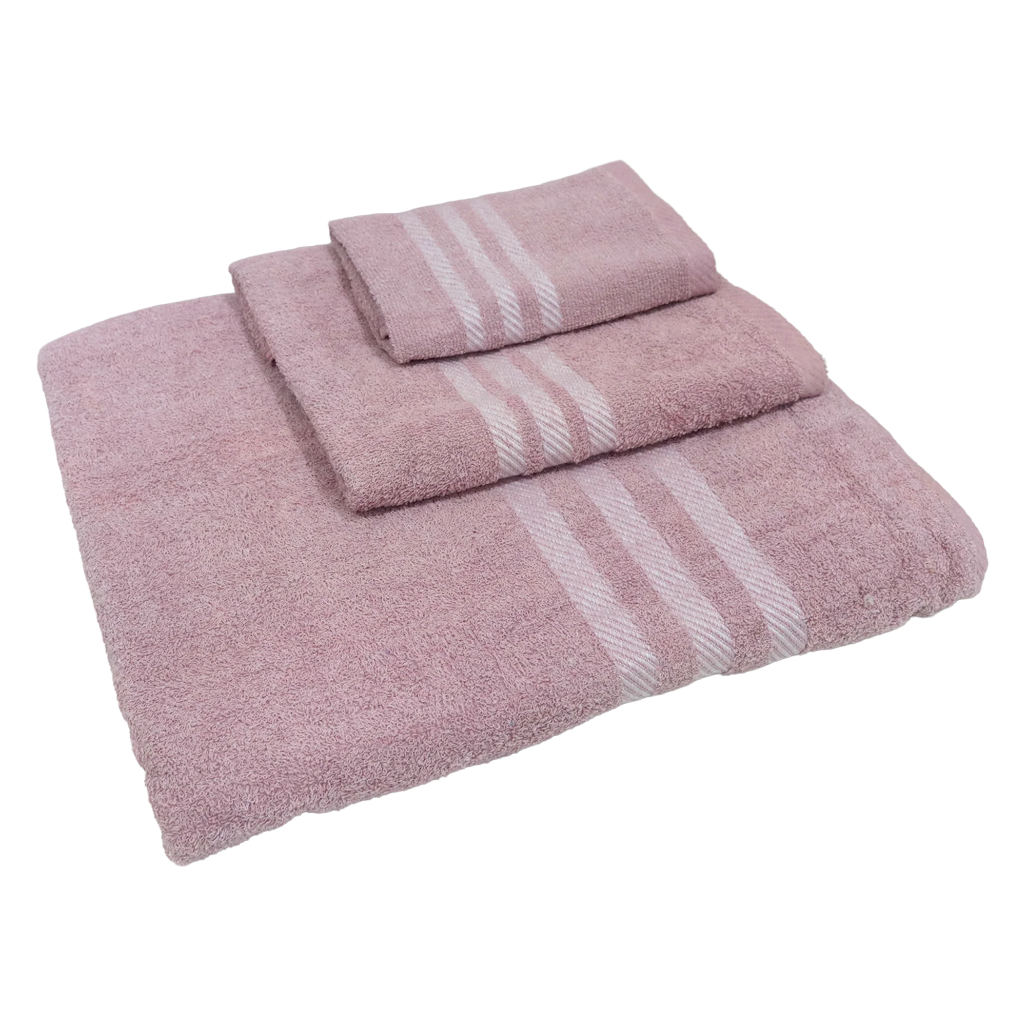 Set 3 serviettes de bain en coton 50cm + 80cm + 150cm - Image 8