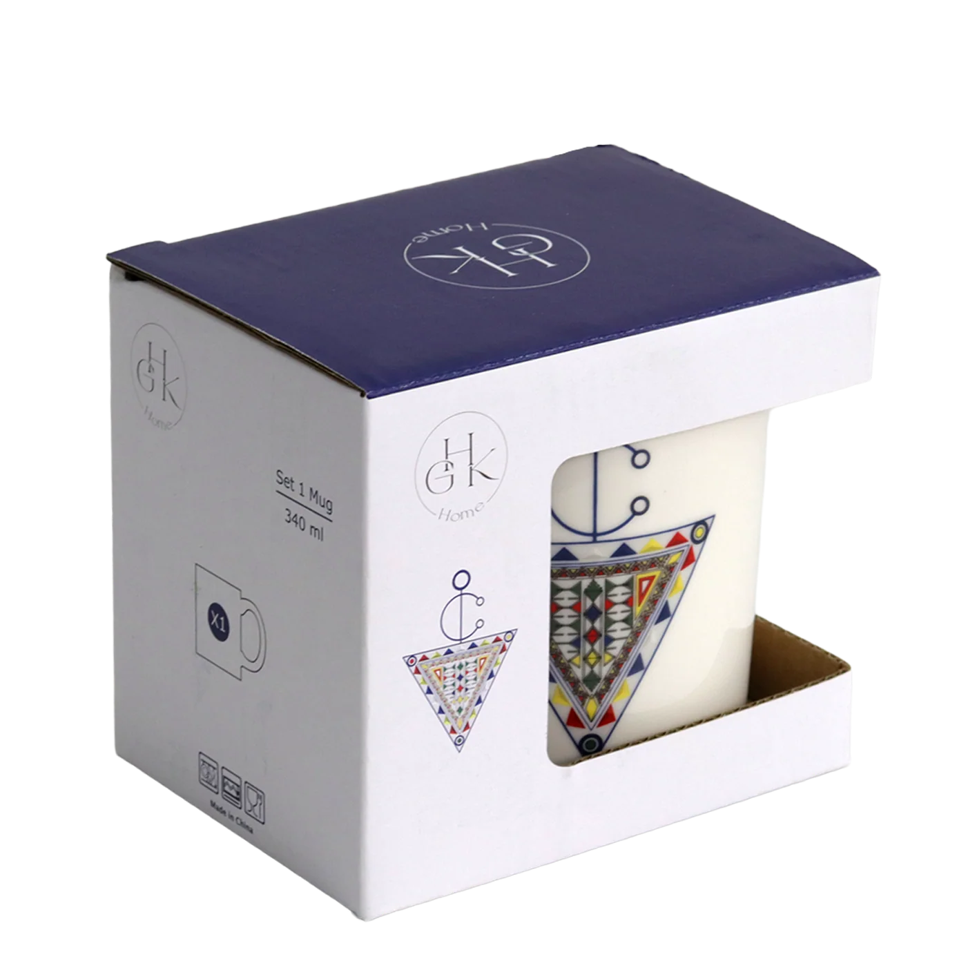 Set 6 mugs Tazerzit en céramique 340ML - Image 3