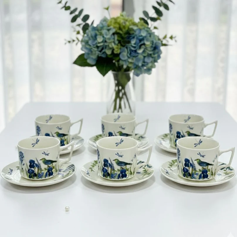 Set 6 tasses 240ML + 6 sous tasses 15cm - Image 3