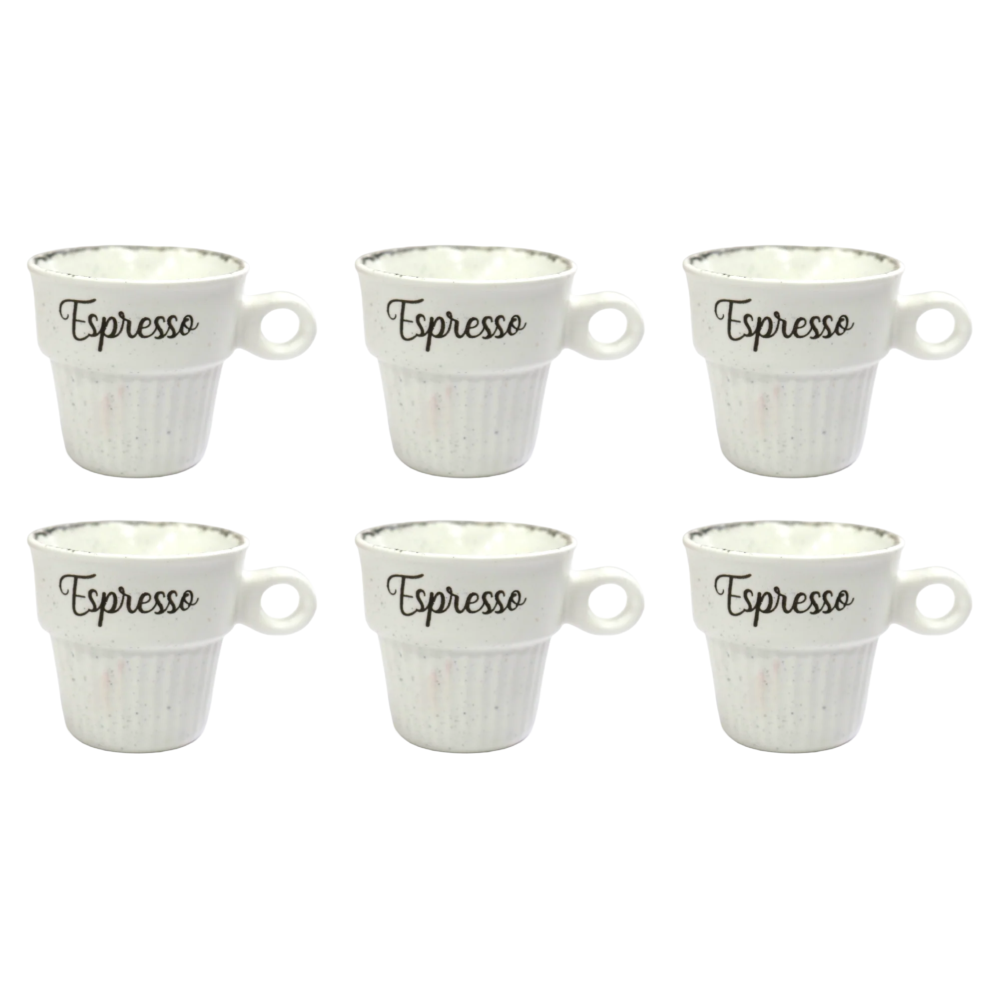 Set 6 tasses 75ML + 6 tasses 160ML en céramique - Image 11
