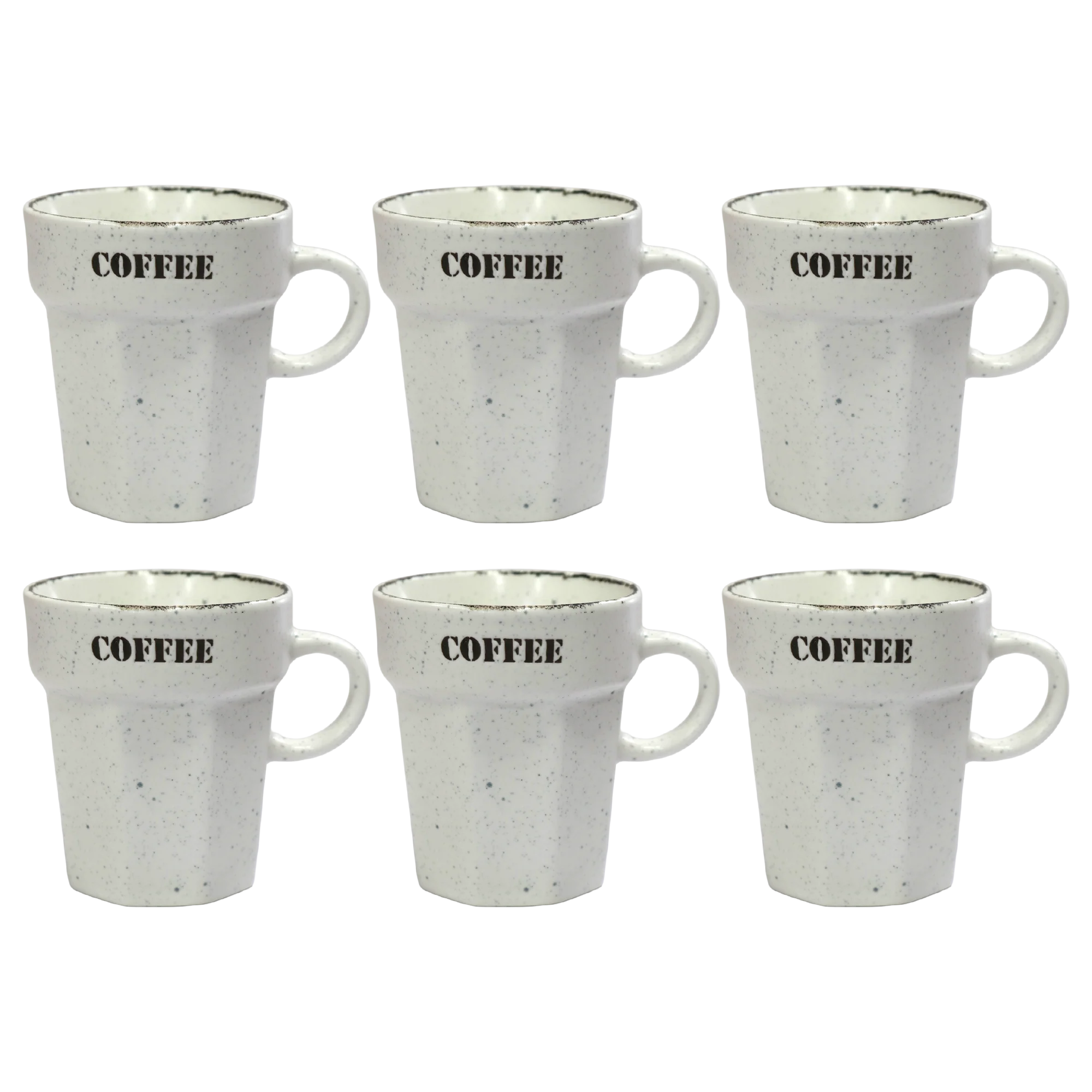 Set 6 tasses 75ML + 6 tasses 160ML en céramique - Image 12