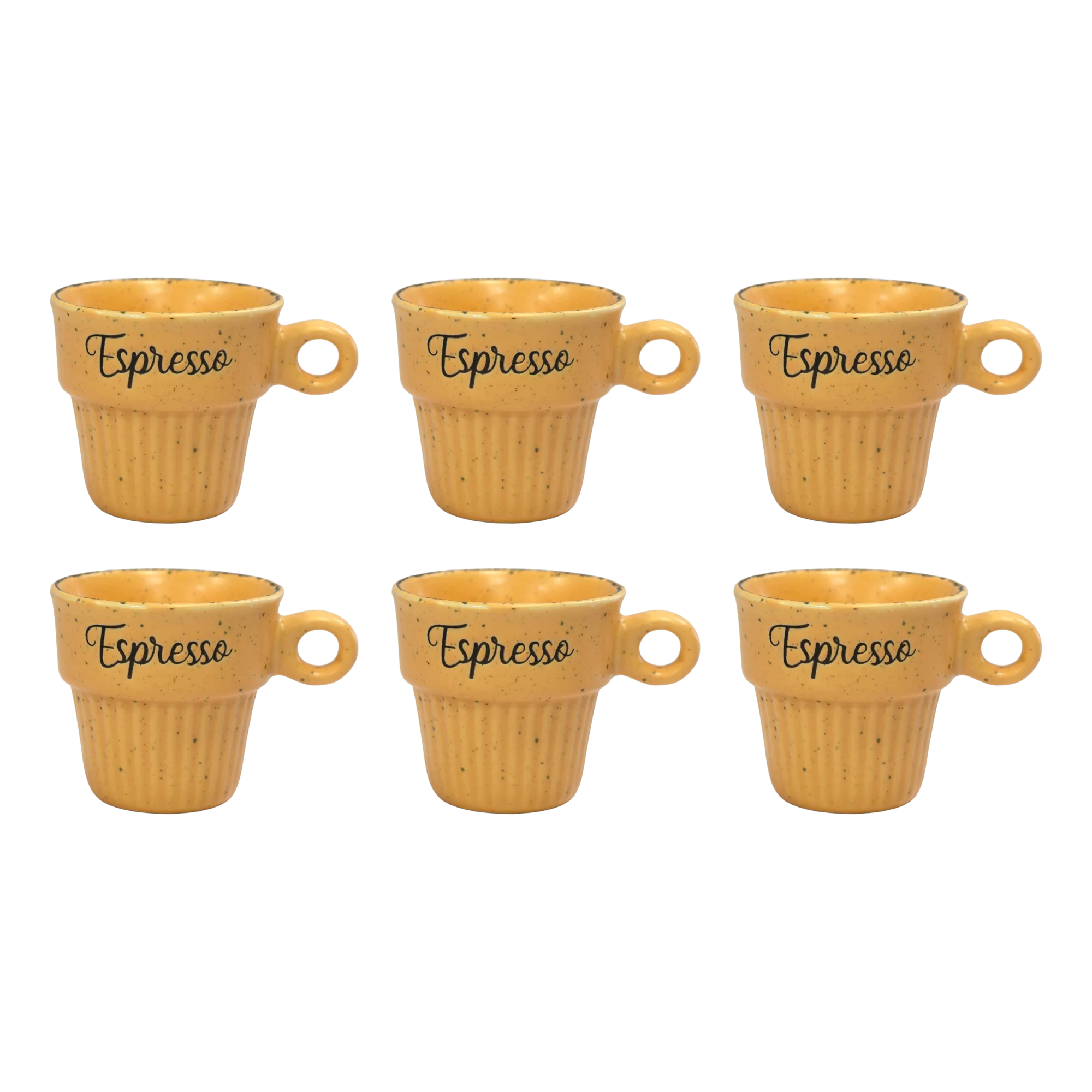 Set 6 tasses 75ML + 6 tasses 160ML en céramique - Image 14