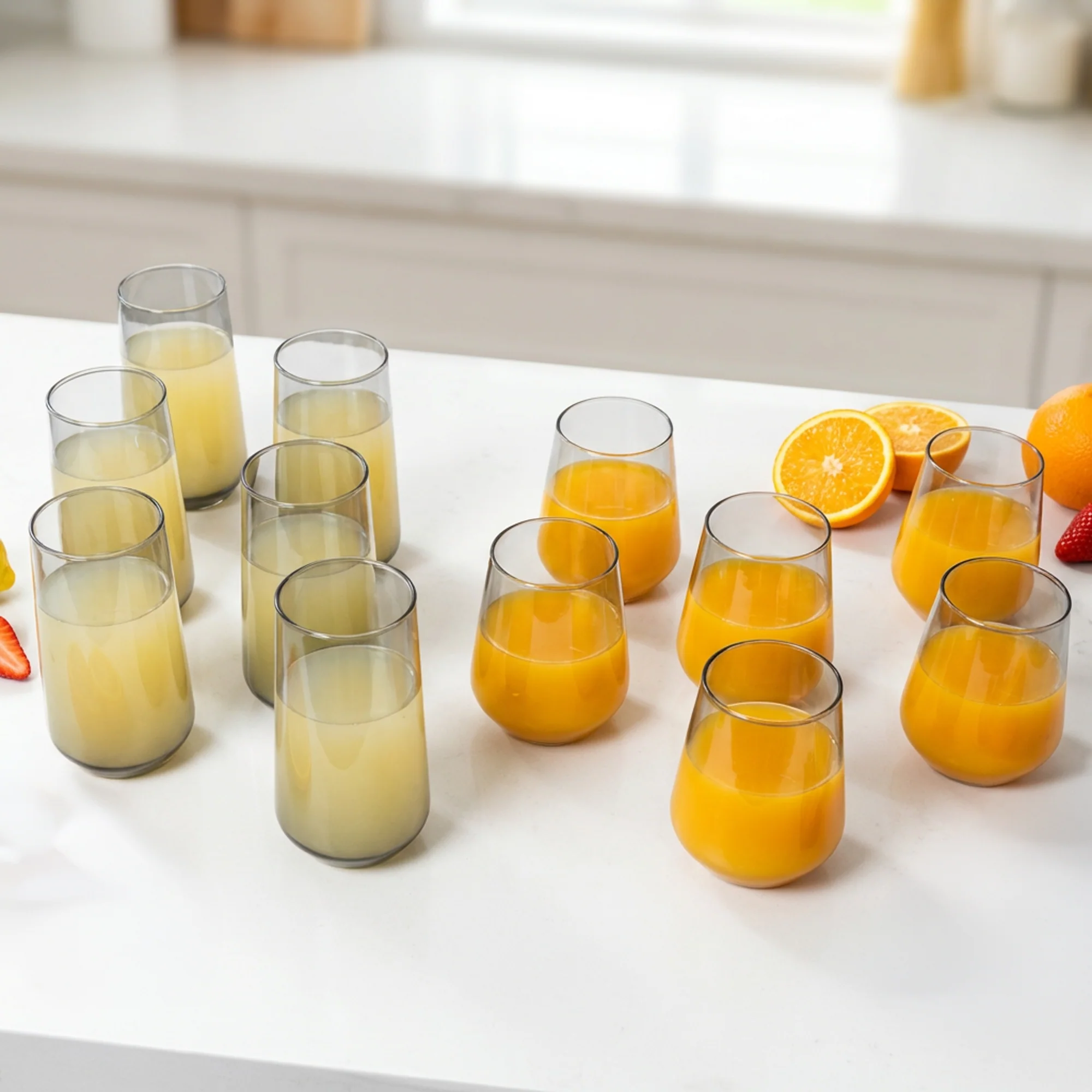 Set 6 Verres Noir 425ML + 6 Verres 470ML - Image 2