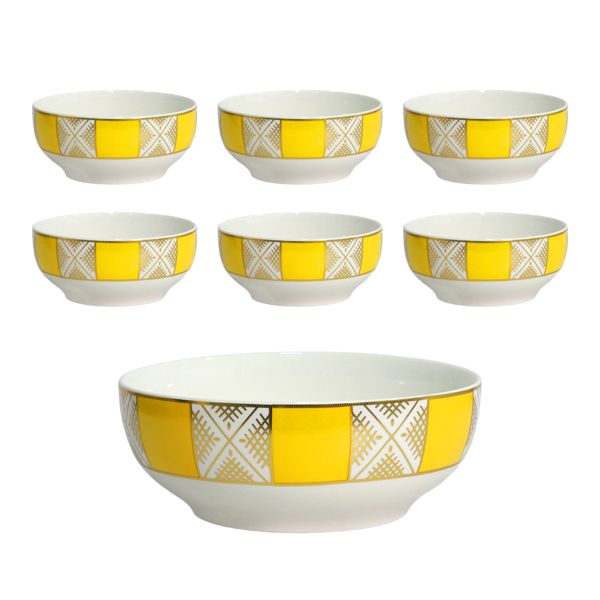 Set saladier 25cm + 6 bols 15cm beldi - Image 3
