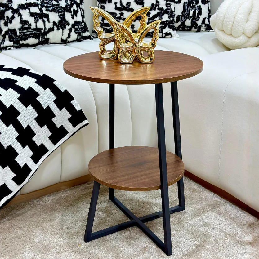 Table d'appoint 2 niveaux en MDF 40x55cm - Image 3