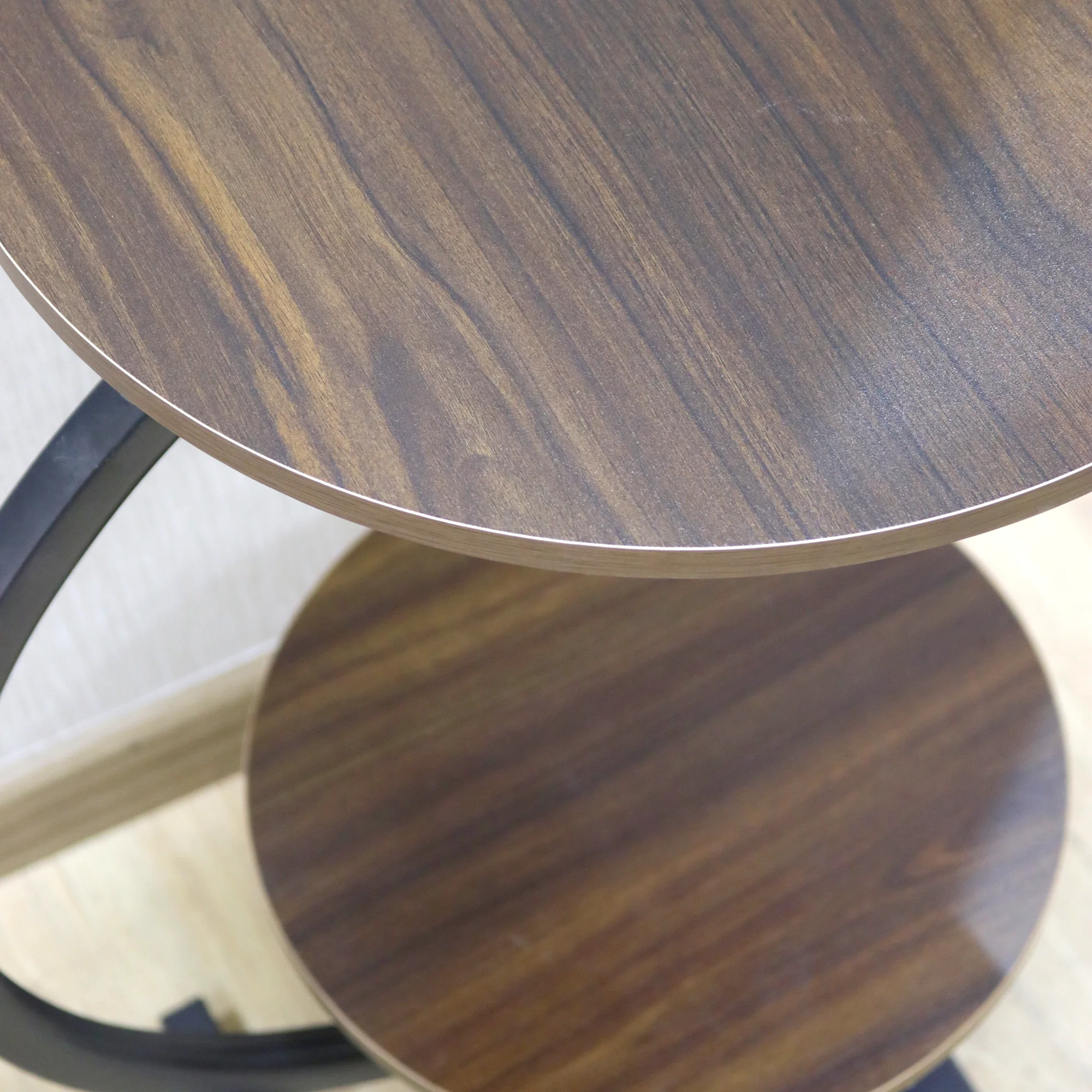 Table d'appoint 2 niveaux en MDF 40x65cm - Image 4