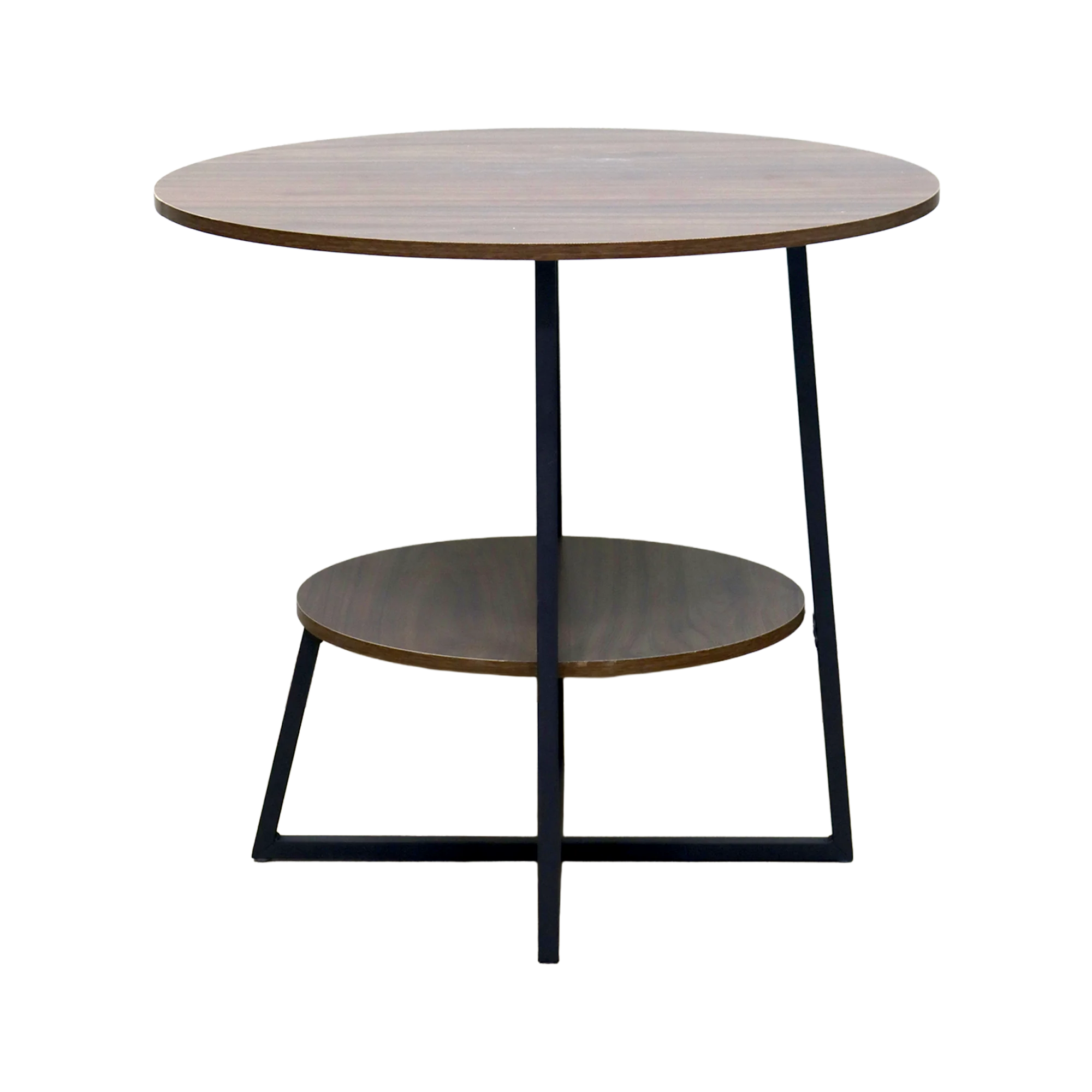 Table d'appoint 2 niveaux en MDF 60x55cm - Image 2