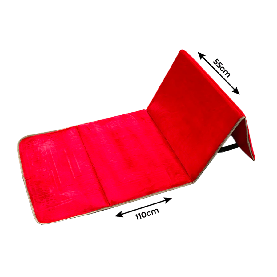 Tapis prière pliable avec dossier 110x55cm - Image 4