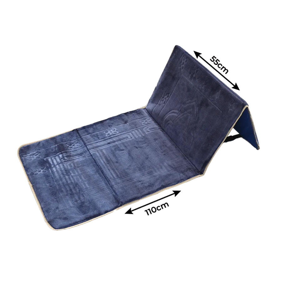 Tapis prière pliable avec dossier 110x55cm - Image 6