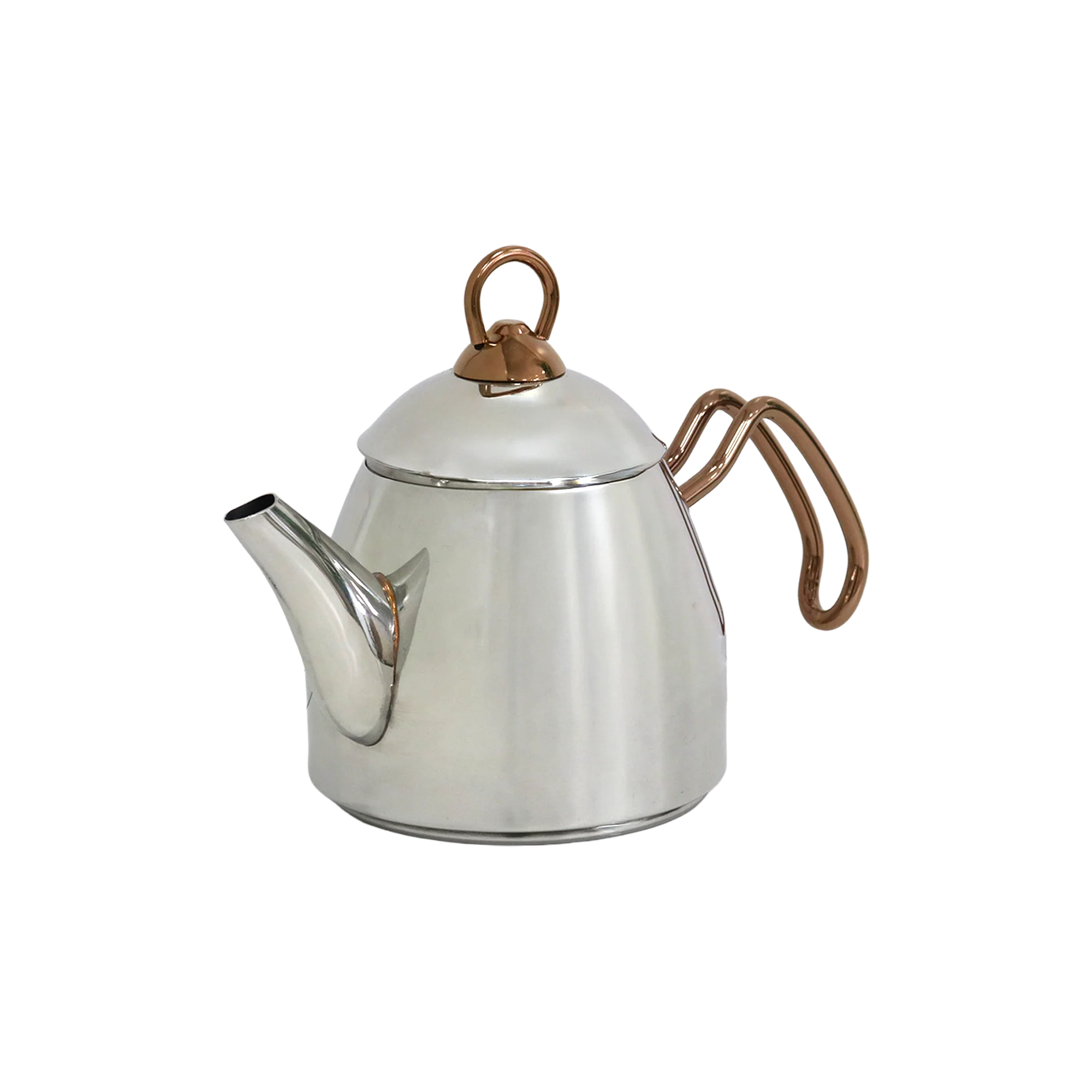 Théière en inox argenté et bronze 1,20L - Image 3